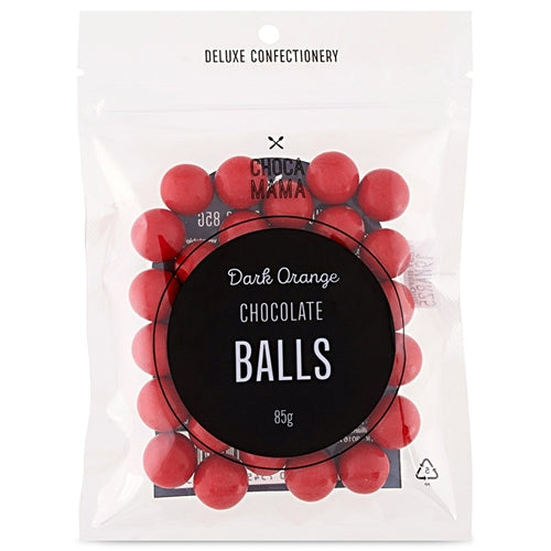 Dark Orange Chocolate Balls