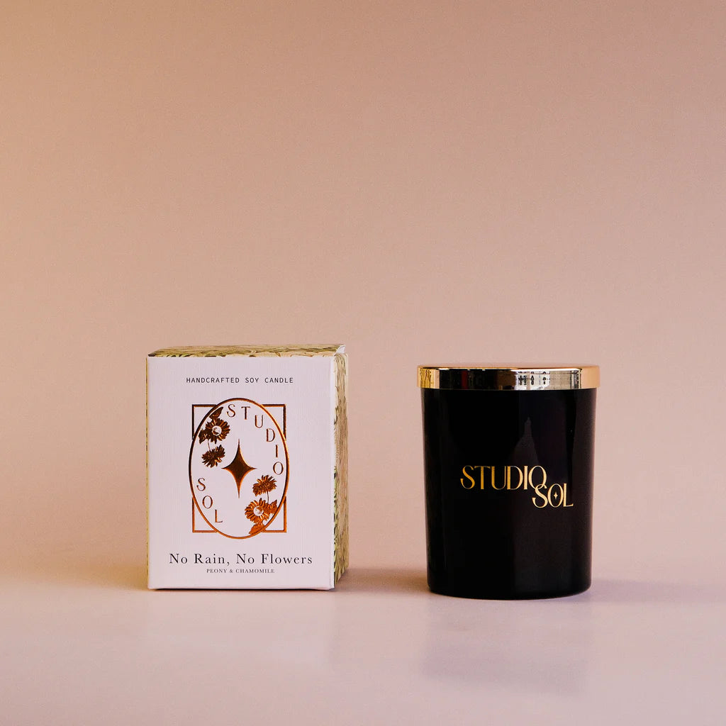 No Rain Handcrafted Soy Candle