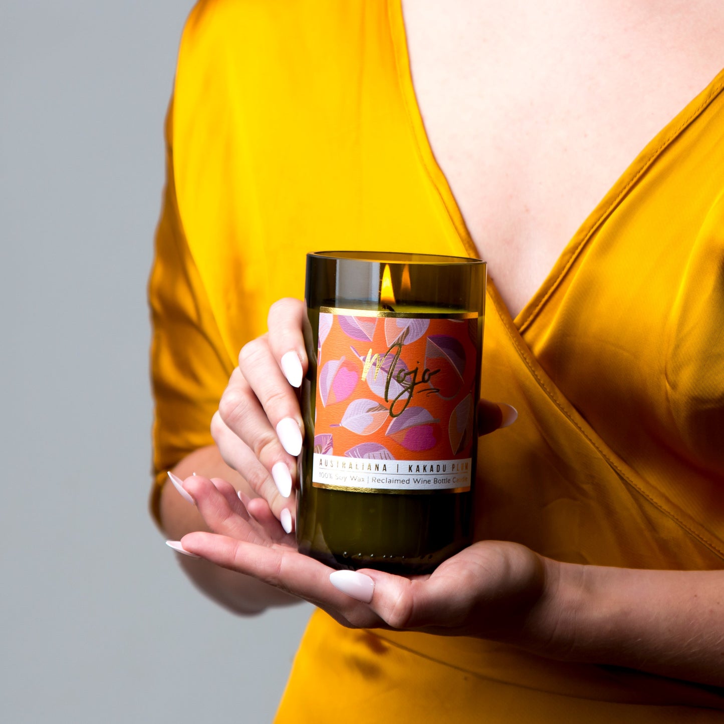 Australiana Reclaimed Wine Bottle Candle