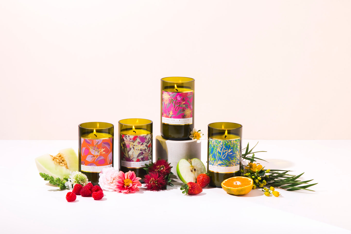 Australiana Reclaimed Wine Bottle Candle