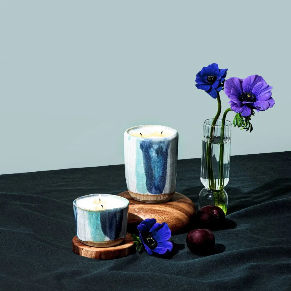 Premium Soy Wax Candle in a Reusable Ceramic Container
