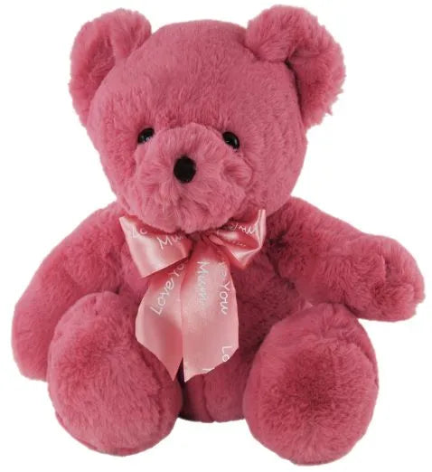Love You Mum Lush Pink Bear