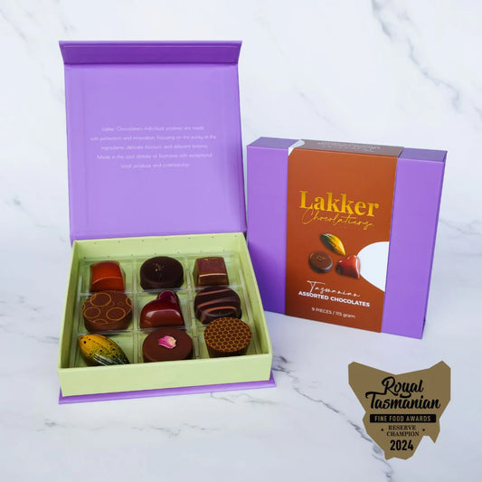 9 Piece Tasmanian Chocolatier Selection Box