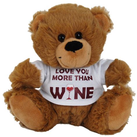 Love You More Than Wine Bear