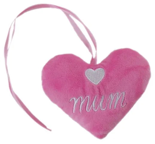 Pink Mum Heart 12cm