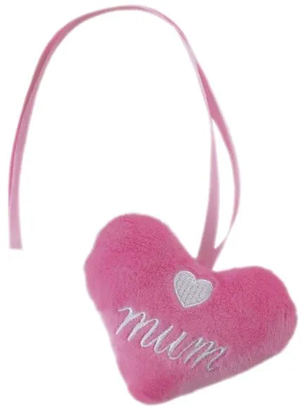 Pink Mum Heart 8cm